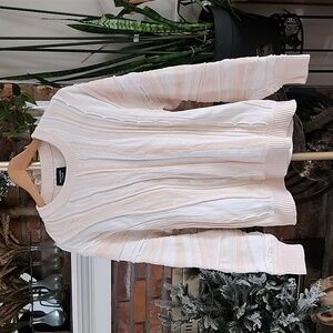 Y2k/90's Abercrombie & Fitch Womens 100% Cotton Crewneck Chunky Knit Sweater Med